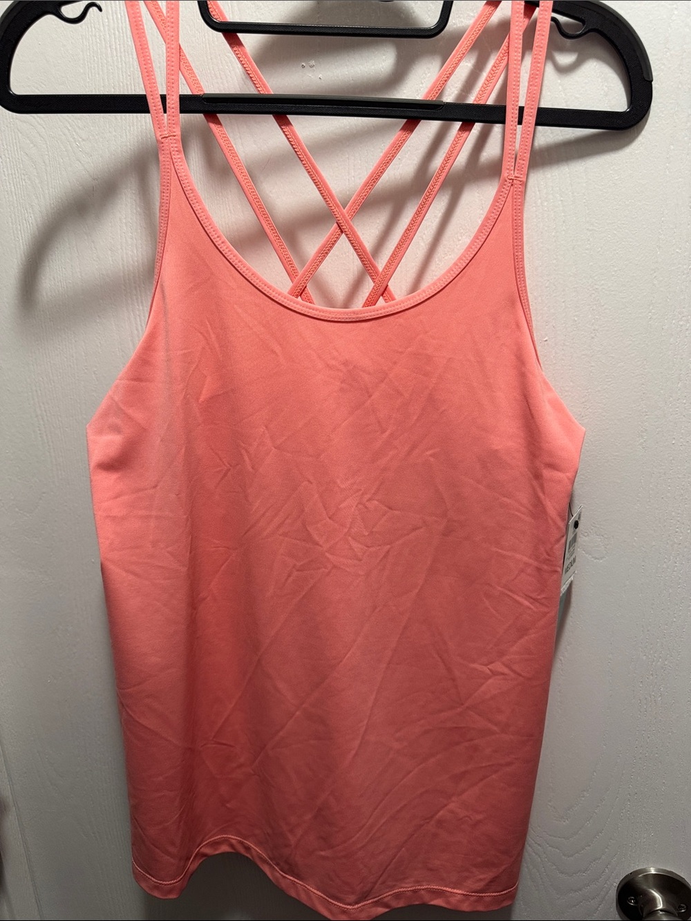 Ideology Women’s Strappy Tank Top in Coral Pink